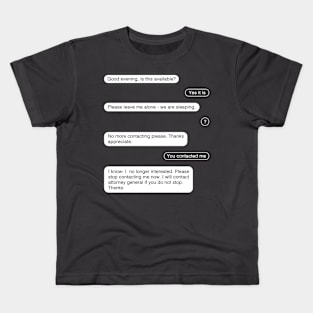 Thsnks Viral TikTok Kids T-Shirt